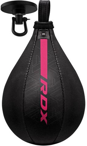Poksikott RDX Speed Ball F6, must v./roosa v.