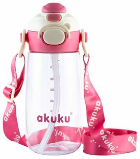 Gertuvė Akuku A0725, rožinė sp., plastikas/silikonas, 0.48 l