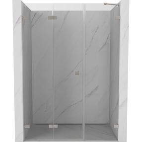 Dušo durys Mexen Lunar-F Left, 130 cm x 200 cm, nikelio sp./grūdintas