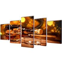 Foto paveikslas VLX Whiskey and Cigar 5pcs, 200 cm x 100 cm