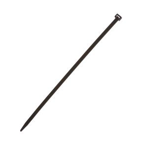 Stiprināšanas siksna Elematic, poliamīds, melna krās., 300 mm x 7.5 mm