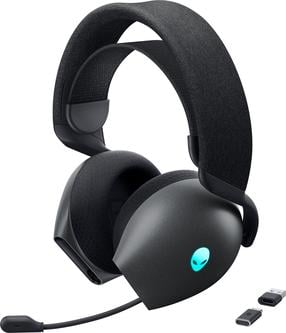 Bezvadu spēļu austiņas Dell Alienware AW725H, melna krās.