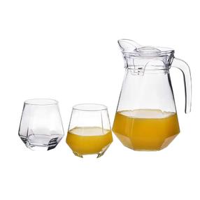 Stiklinių ir grafino rinkinys Mondex Adel, stiklas, 1.4 l, 7 vnt.