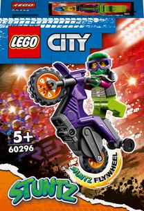 Konstruktorius LEGO City Kaskadininkų motociklas 60296, 14 vnt.