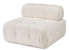 Moduļu dīvāns Atelier Del Sofa Doblo O1, krēmkrāsa, 105 x 100 cm x 80 cm