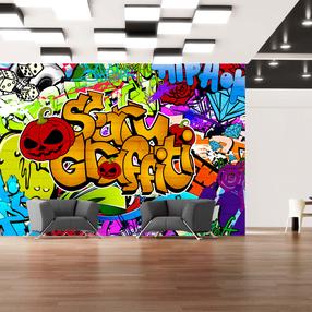Fototapetas Artgeist Scary Graffiti 3XLNEW010655, 245 cm x 350 cm