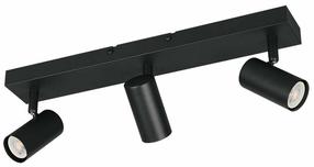 Šviestuvas lubų Reality Taryn R86853032, GU10, 3 x 5 W, juoda sp. / juoda sp.