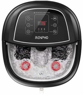 Masažinė pėdų vonelė Renpho Pro JD618, 500 W, balta sp./juoda sp.