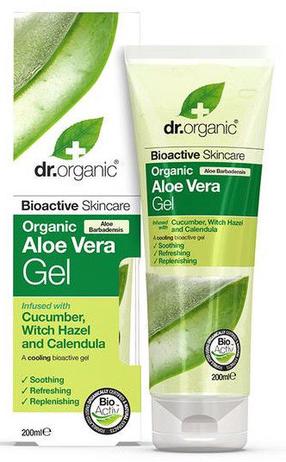 Kūno gelis Dr. Organic Aloe Vera Cucumber, 200 ml