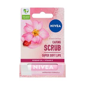 Lūpu skrubis Nivea Caring Scrub Super Soft Lips, 4.8 ml
