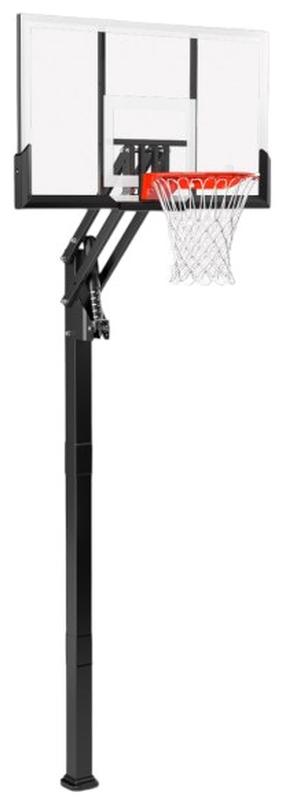 Баскетбольная стойка со щитом и корзиной Spalding Gold In-Ground, 228 - 305 см