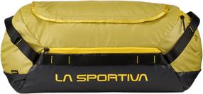 Sporta soma La Sportiva Nomad Duffle Bag, melna krās./dzeltena krās., 40 l, 30 cm x 60 cm x 28 cm