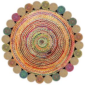 Paklājs Conceptum Hypnose HMNT 933, daudzkrāsaina, 100 cm x 100 cm