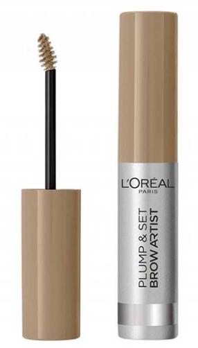 Antakių tušas L’Oréal Paris Plump & Set, 4.9 ml, šviesiai ruda sp. 101 blonde