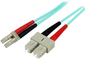 Tinklo kabelis StarTech Fiber Optic A50FBLCSC2 LC Optic, SC Duplex, 2 m, žydra sp.