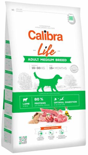 Sausas šunų maistas Calibra Life Lamb, jautiena, 12 kg
