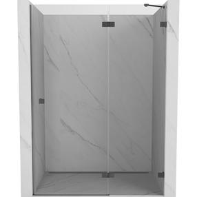 Dušo durys Mexen Lunar L, 140 cm x 200 cm, skaidri sp./pilka sp./grūdintas
