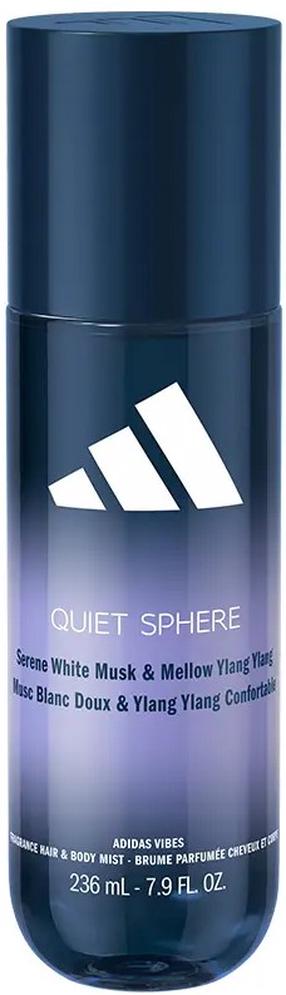 Ķermeņa miglas Adidas Vibes Quiet Sphere, 236 ml