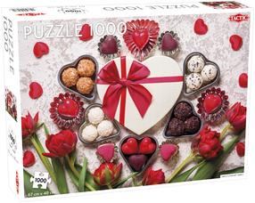Dėlionė Tactic Sweets 58277T, 48 cm x 67 cm, 1000 vnt., įvairių spalvų