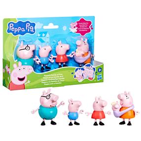 Kujukeste komplekt Hasbro Peppa Pig Family, 7.5 cm, 5 tk, mitmevärviline