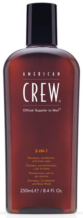 Šampūnas, kondicionierius American Crew 3in1, 250 ml