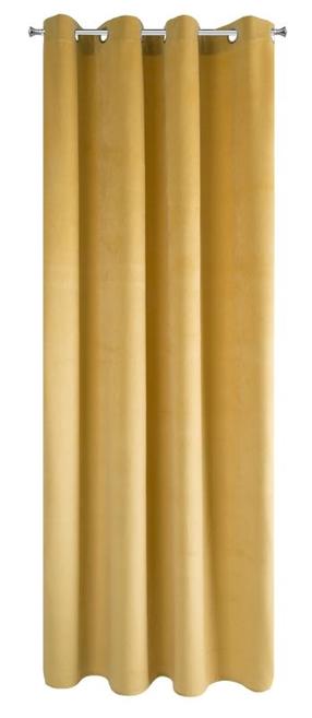 Naktinė užuolaida Pierre ZKXX-02, garstyčių sp., 140 cm x 250 cm