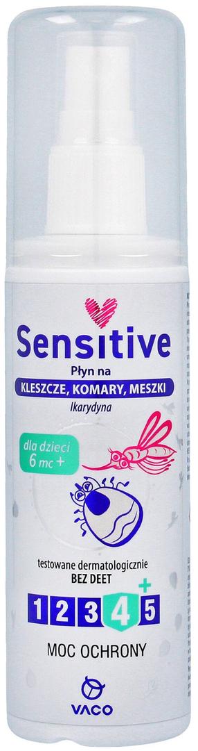 Priemonė nuo uodų ir erkių Vaco Sensitive, 80 ml