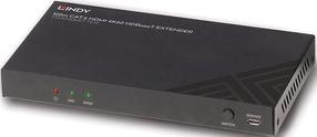 Buitinis ilgintuvas Lindy HDMI 4K60, Audio, IR & RS-232 HDBaseT Transmitter, 10000 cm, juoda sp.