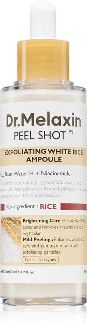Veido serumas Peel Shot Exfoliant White Rice, 80 ml