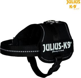 Petnešos šunims Trixie Julius-K9, juoda sp., 510 - 670 mm x 28 mm, S