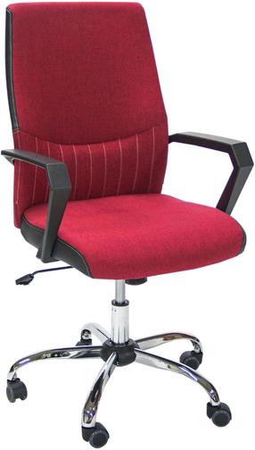 Töötool Home4you Angelo, 97 - 105 x 49 x 97 - 105 cm, must v./punane v.