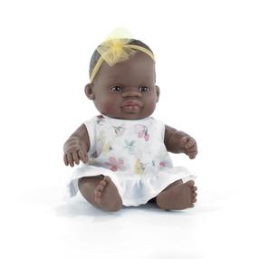 Lėlė - kūdikis Miniland My Friends & Me African Girl, 21 cm, ruda sp.