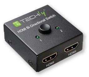 Videosignāla sadalītājs Techly IDATA HDMI-22BI2, 3840 x 2160