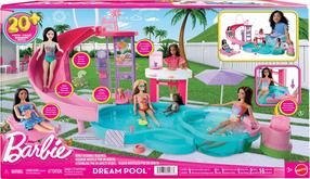 Lėlių namo baldas, rinkinys Mattel Barbie Dream Pool JFP01, -