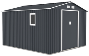 Sodo sandėliukas Hudson, 319 cm x 267 cm x 202 cm, juoda sp.
