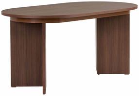 Valgomojo stalas išskleidžiamas Nordure Sorell, riešuto sp., 160 - 200 cm x 90 cm x 75 cm