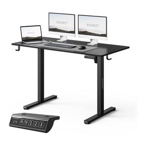 Datorgalds regulējams augstums SENSE7 Nojo Light 140, 140 cm x 70 cm, 72 - 118 cm, melna krās.