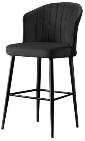 Kėdžių rinkinys Kalune Design Rubi 107BCK1124, juoda sp., 42 cm x 52 cm x 97 cm, 4 vnt.