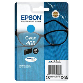 Rašalinio spausdintuvo kasetė Epson DURABrite Ultra 408, žalsvai mėlyna (cyan) sp., 14.7 ml