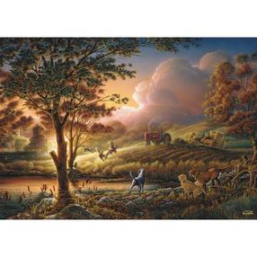 Пазл Schmidt Terry Redlin: Sun Gold Over Ripe Fields, Puzzle, 1000 шт.