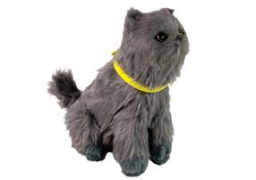 Interaktīva rotaļlieta Cat 12690, 17 cm, universāls, pelēka krās.