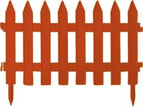 Lysvės tvorelė Prosperplast Garden Classic, 360 cm x 52 cm, oranžinė sp., 6 vnt.
