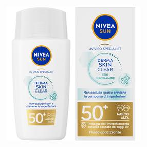 Крем для лица Nivea Sun Derma Skin Clear, 40 мл, SPF 50+