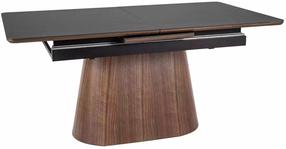 Valgomojo stalas išskleidžiamas Monaco, rudas, 160 - 200 cm x 90 cm x 75 cm