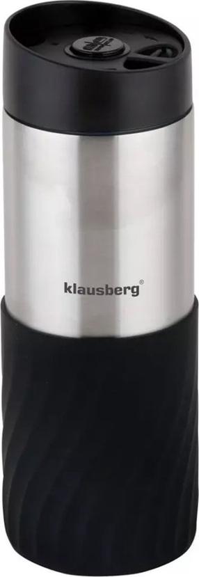 Termostass Klausberg KB-7633, 0.4 l, hõbe v./must v.