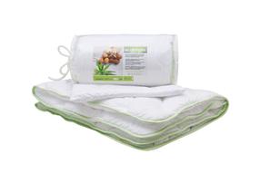 Teki- ja padjakomplekt lastele Comco Aloe Vera, 100 x 135 cm, valge v., 2 tk