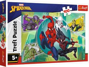 Puzle Trefl Disney Spiderman 16519, 22 cm x 33 cm, 100 gab., daudzkrāsaina