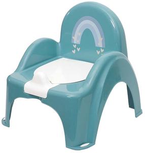 Детский горшок Tega Chair Meteo, пластик, мятный (mint) цв., 23 см x 38 см x 25 см