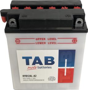 Motocikla akumulators TAB, 12 V, 12 Ah, 134 A