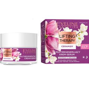 Крем для лица, cыворотка Eveline Lifting Therapy Ceramides, 50 мл, 60+